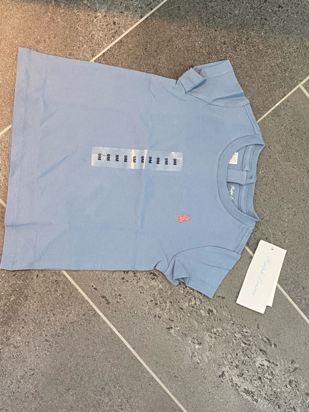 Baby Blue Are-neck T-shirt